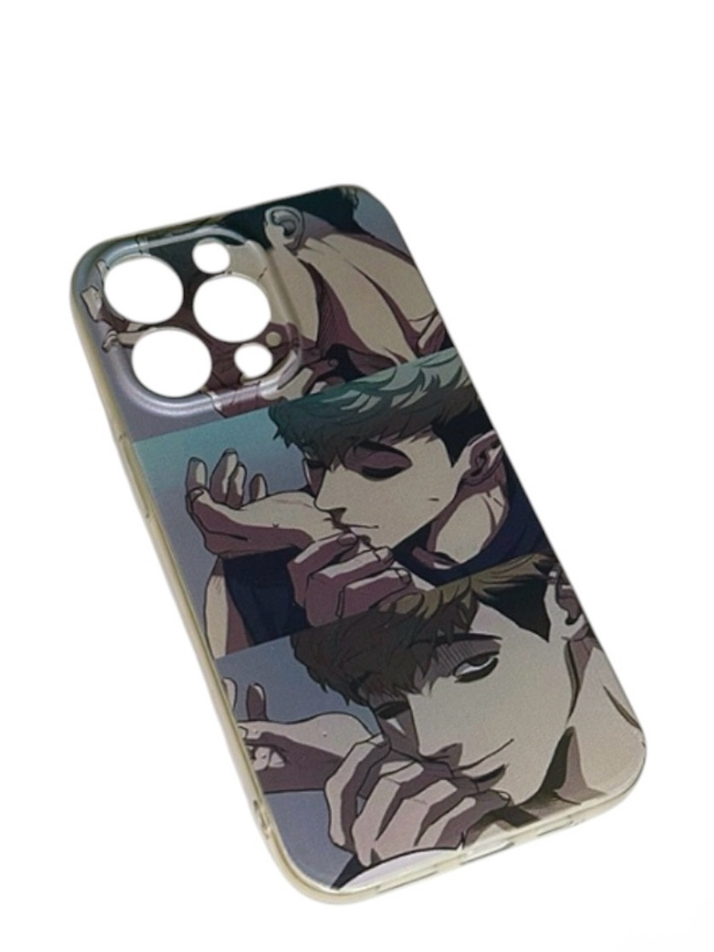 Hot topic iPhone 13 Pro graphic Sangwoo Killing Stalking phone case.